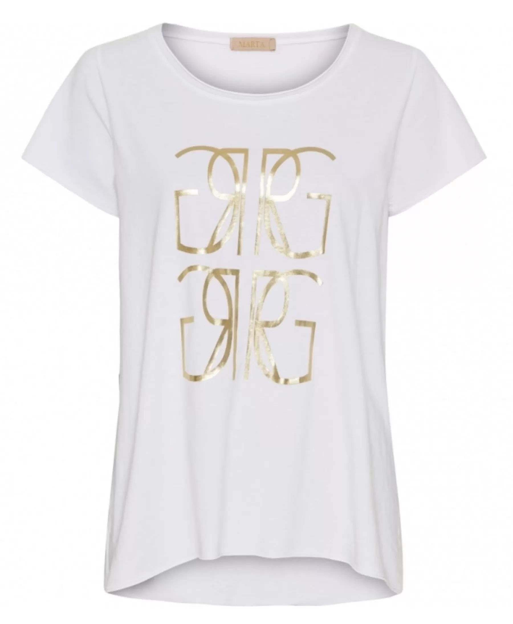 T-Shirts<marta du chateau 1535 T-Shirt Mdcmarie Aw White