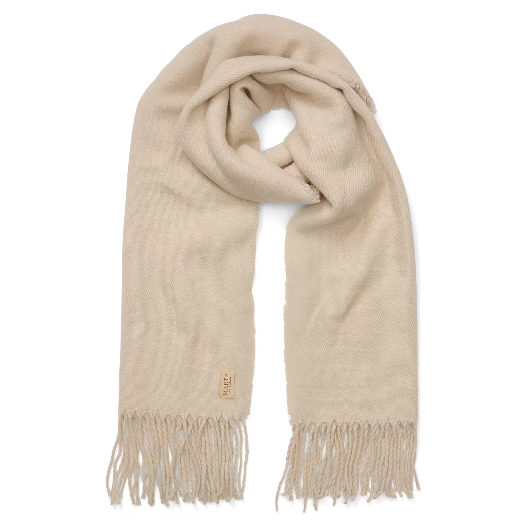 Tørklæder<marta du chateau 171419 Scarf Beige