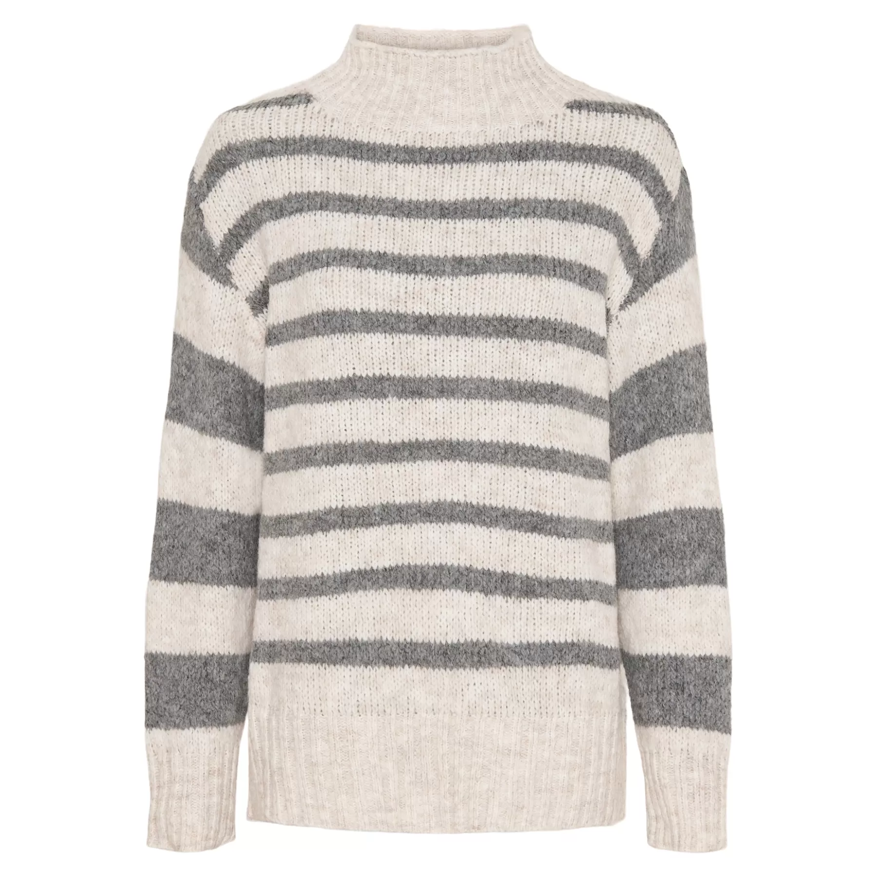 Strik<marta du chateau 22504 Knit Mdcliv Calce/Grigio