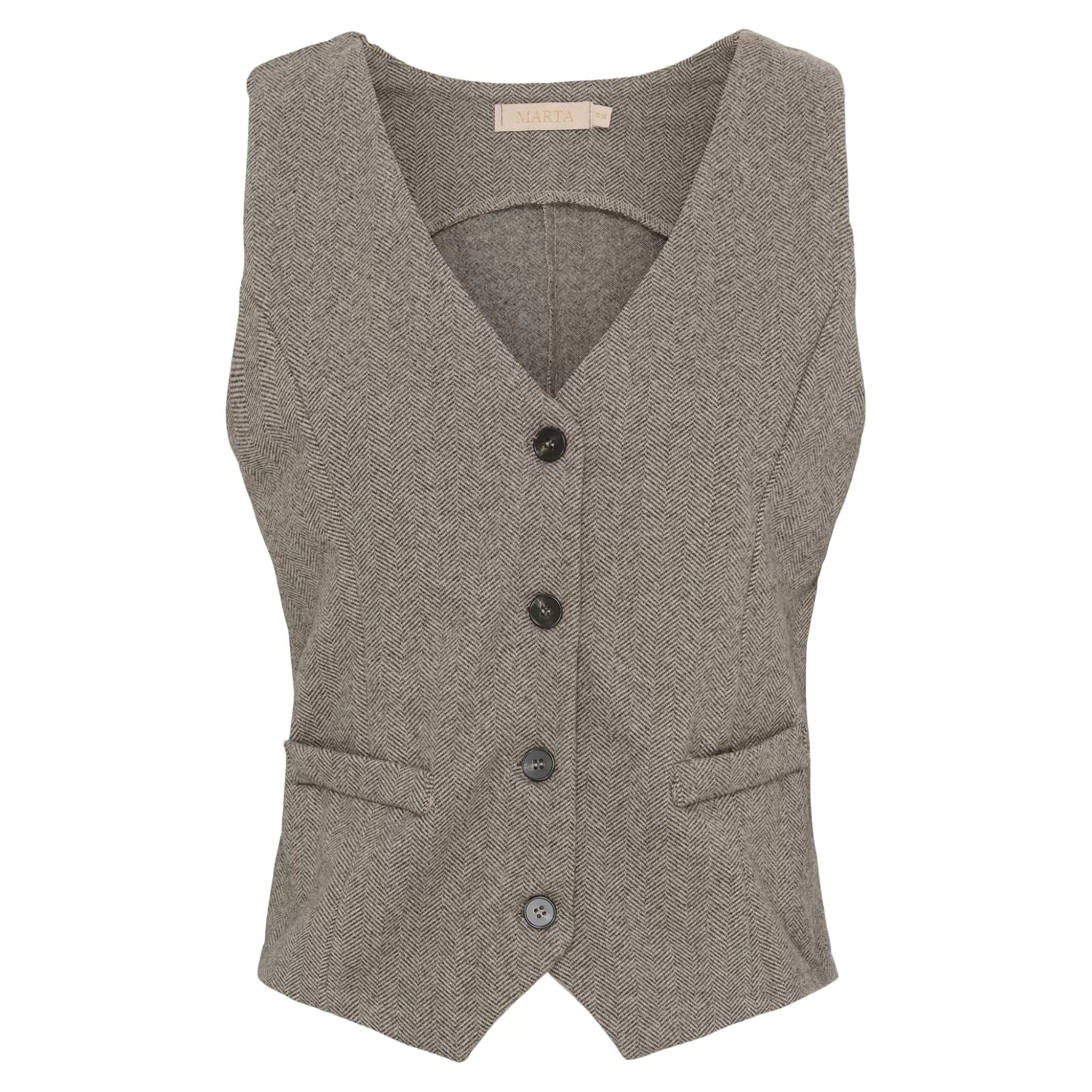 Veste<Marta du Chateau 3913 Vest Mdcbente Fango