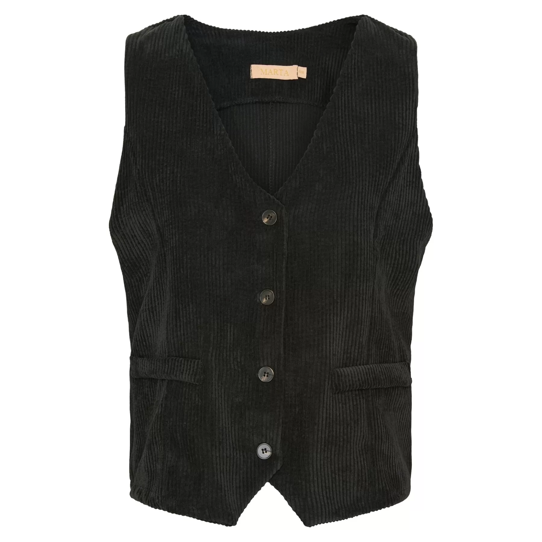 Veste<Marta du Chateau 3913B Vest Mdcagatha Black