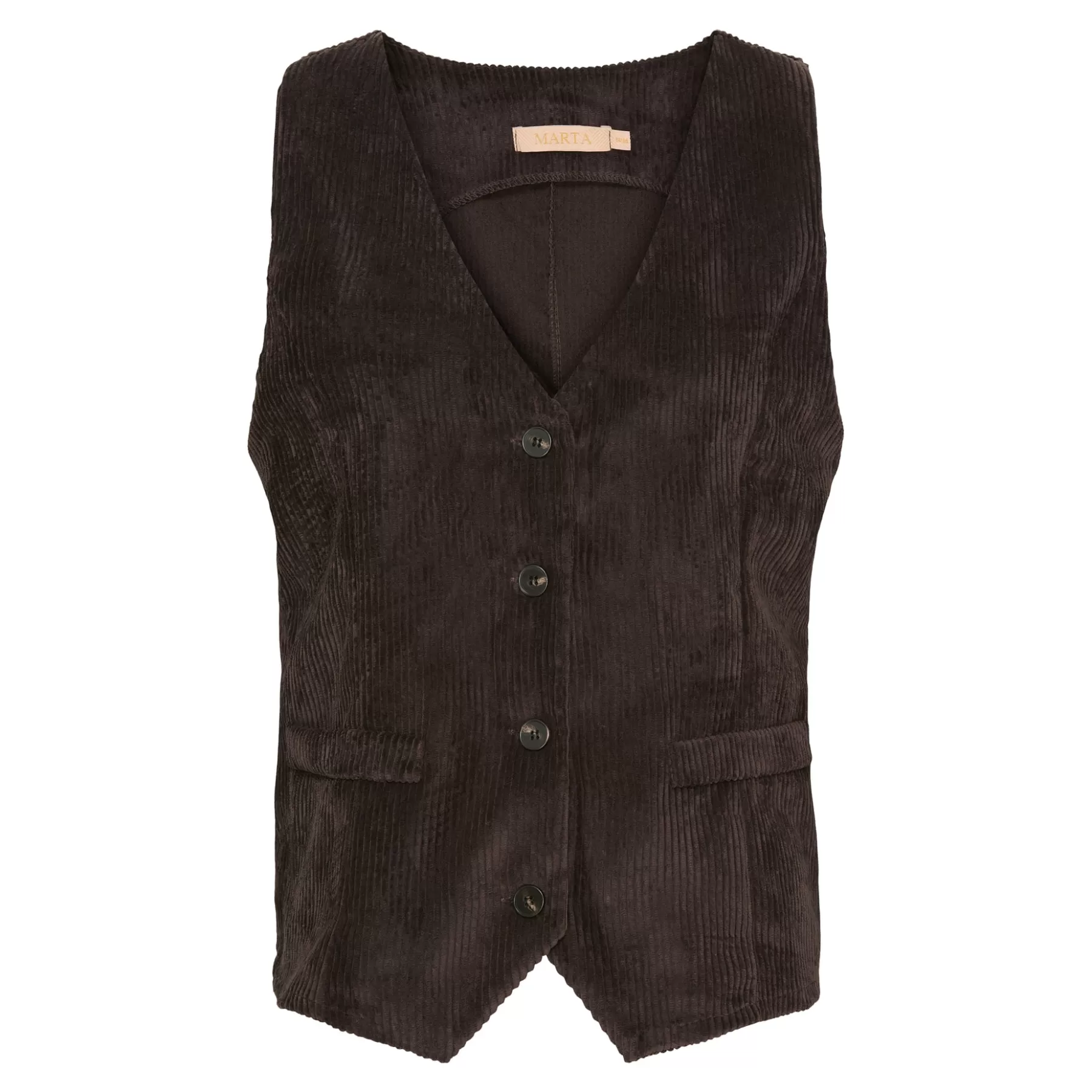 Veste<Marta du Chateau 3913B Vest Mdcagatha Marrone