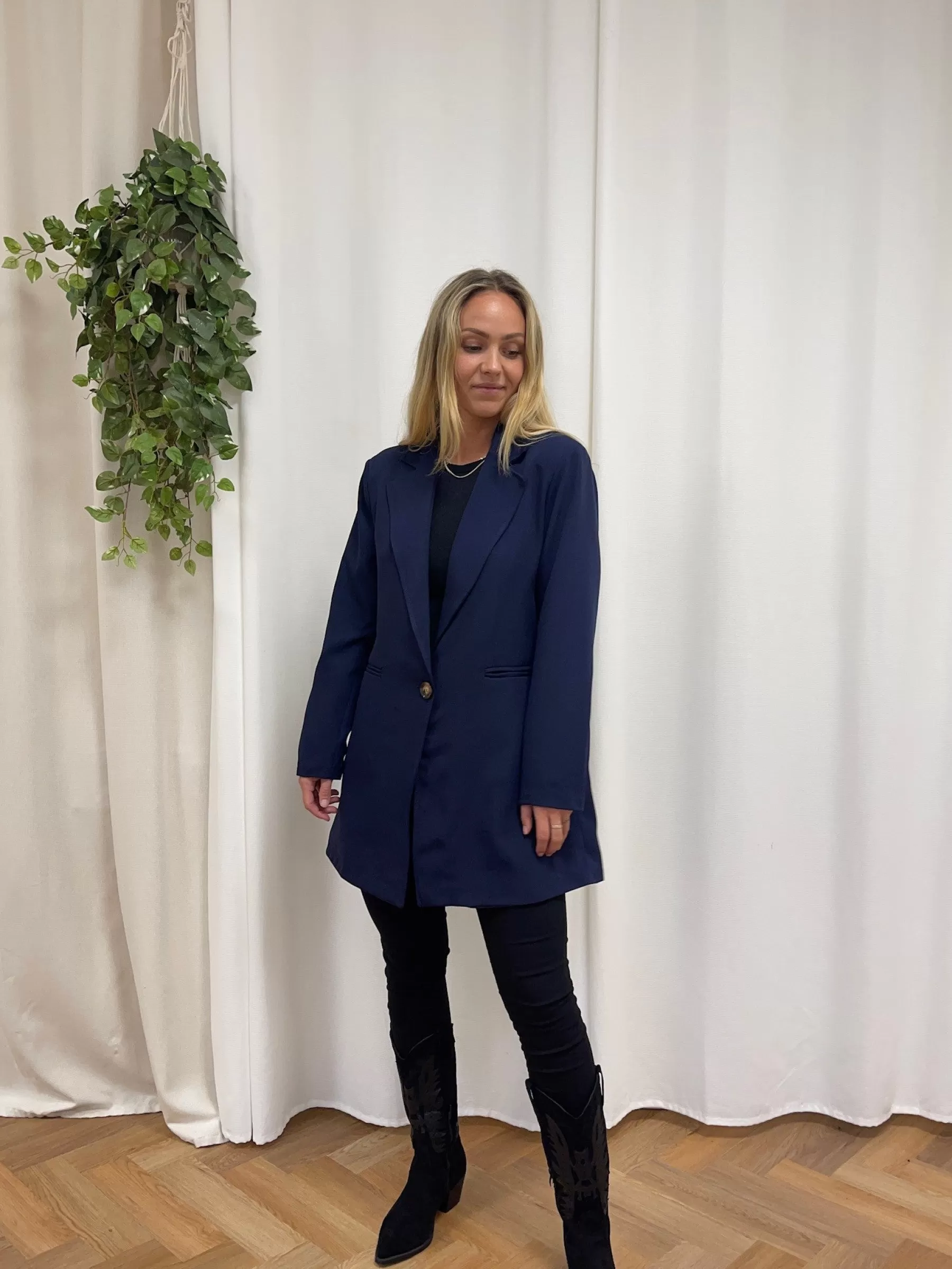 Blazer<Marta du Chateau 4926 Blazer Aw Blue