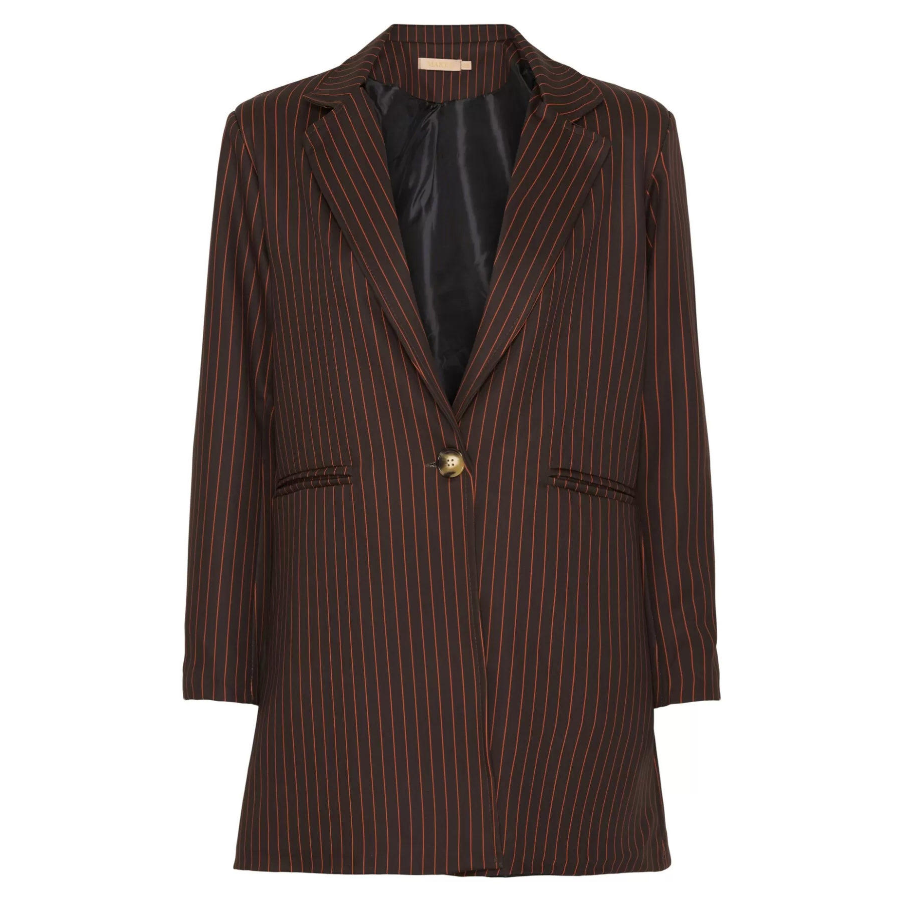 Blazer<marta du chateau 4926 Blazer Coffee / Orange