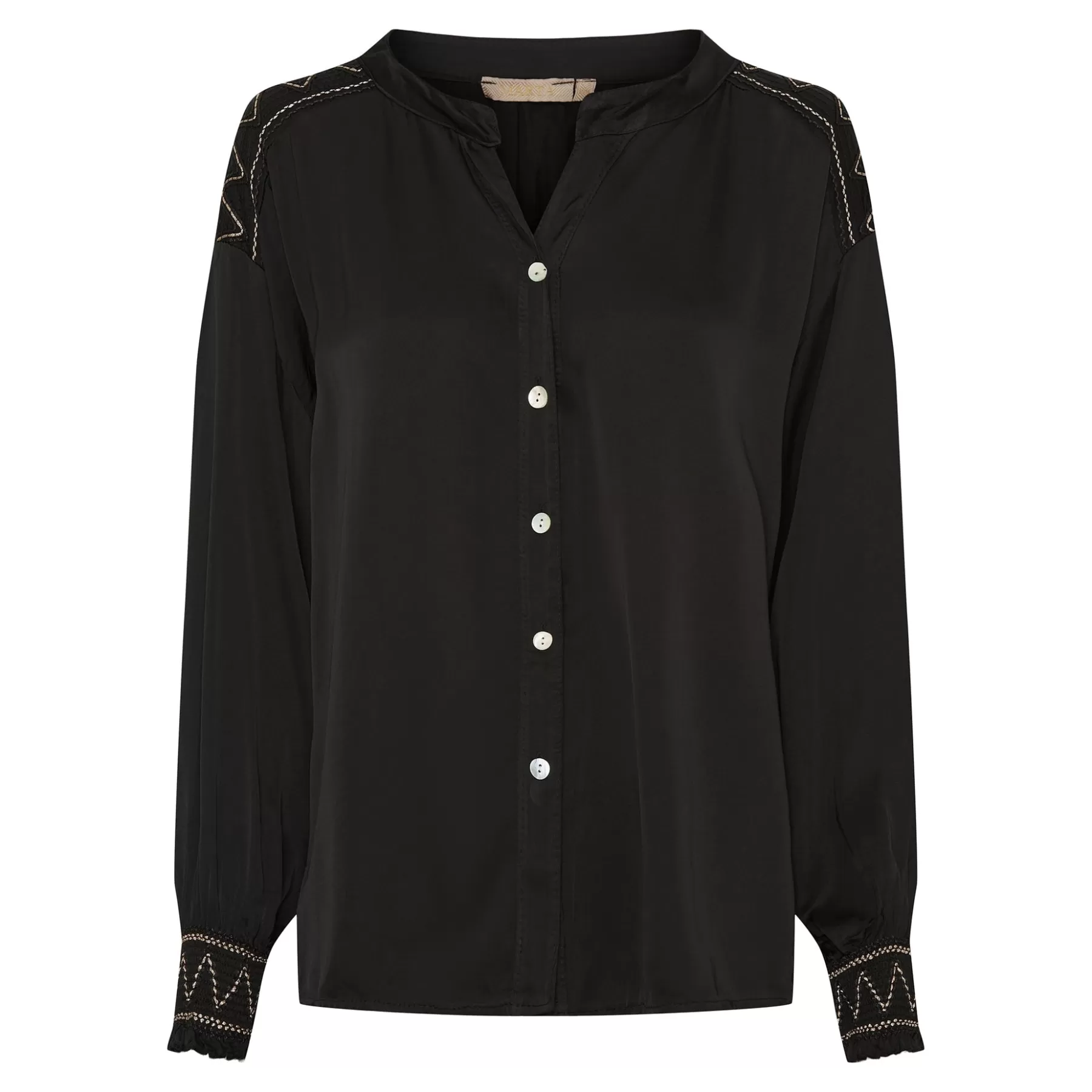 Bluser<marta du chateau 80320 Shirt Mdceliina Black