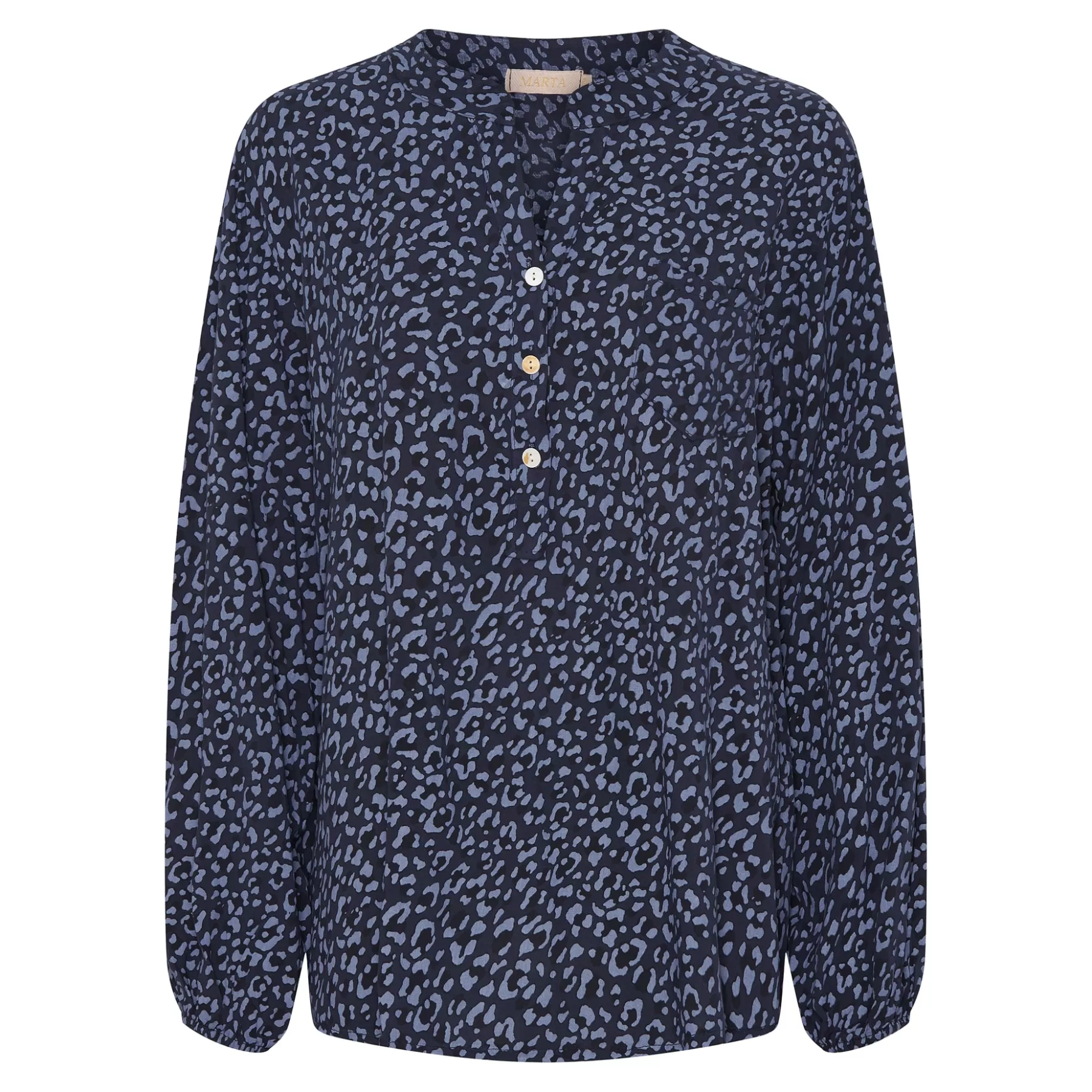 Bluser<Marta du Chateau 8500 Mdc Ronja Shirt Blu/S 409