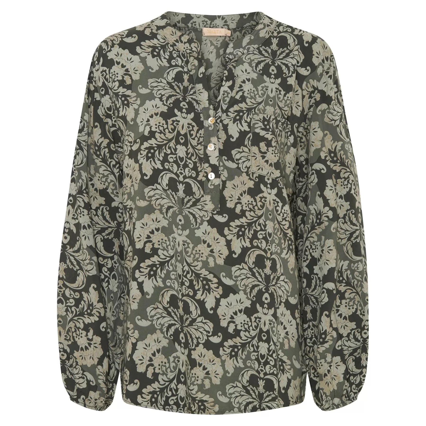 Bluser<Marta du Chateau 8500 Mdc Ronja Shirt Military Print