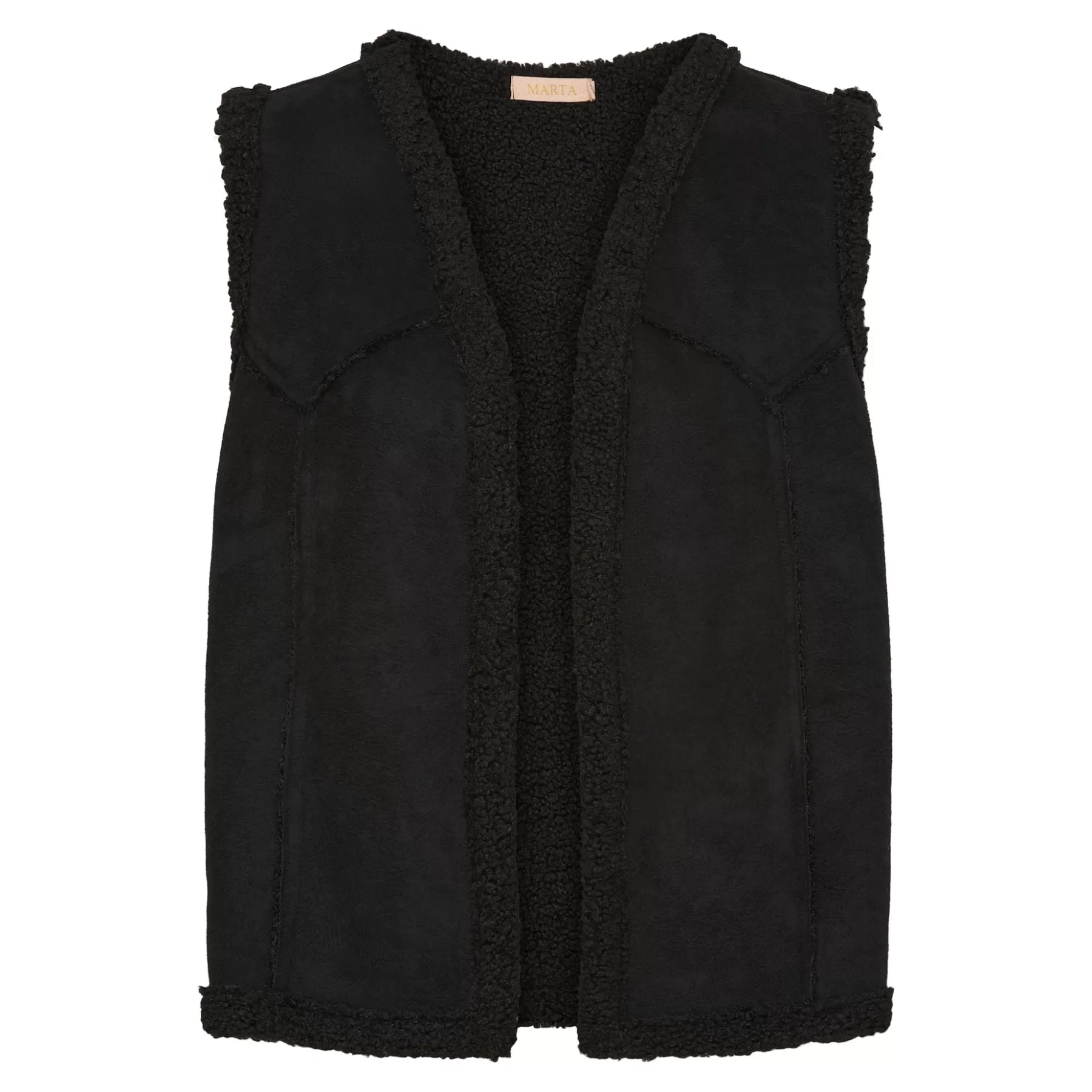 Veste<marta du chateau 85552 Vest Mdcjohanne Black