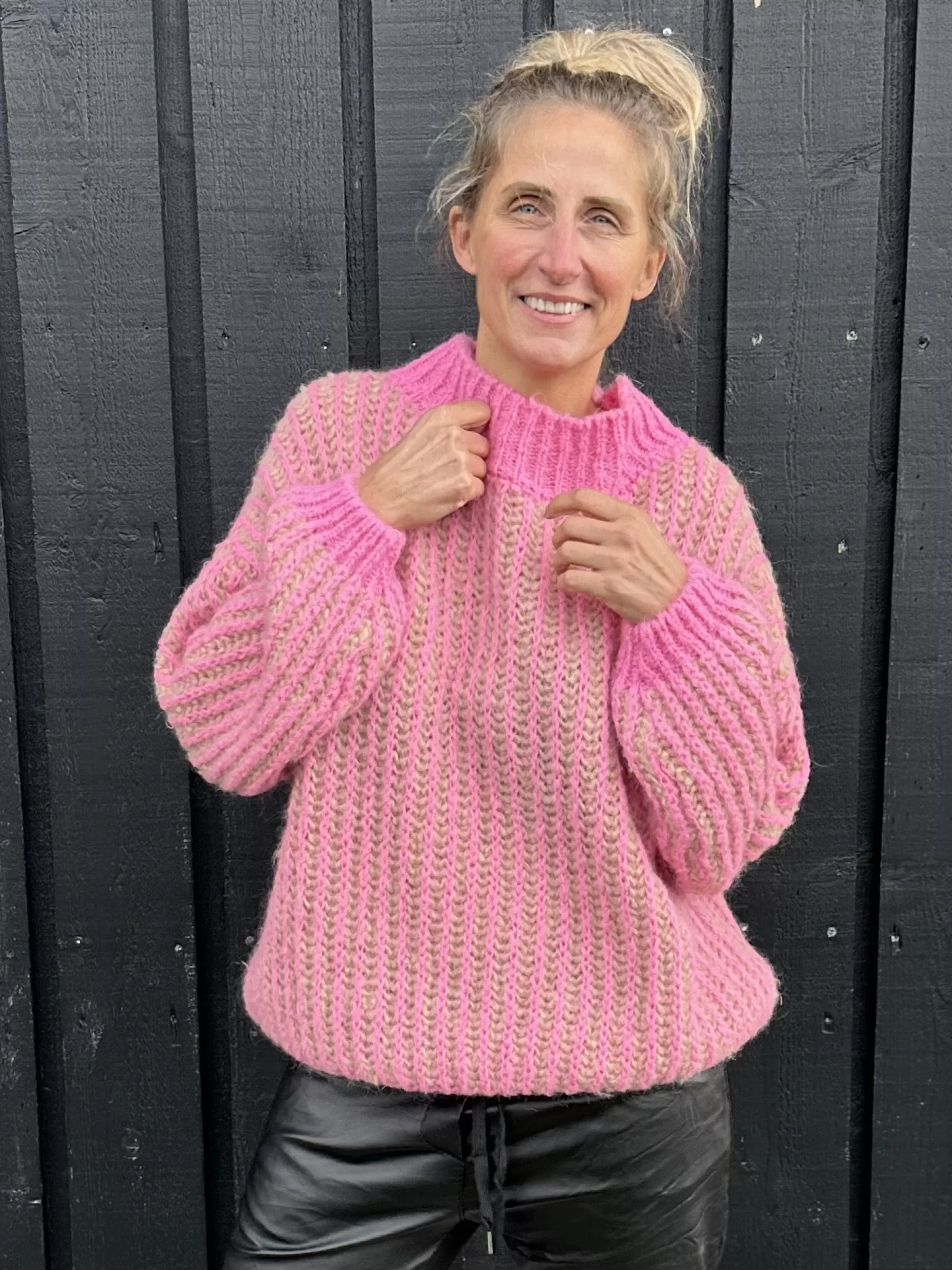 Strik<Marta du Chateau A0033 Knit Mdcabbie Pink