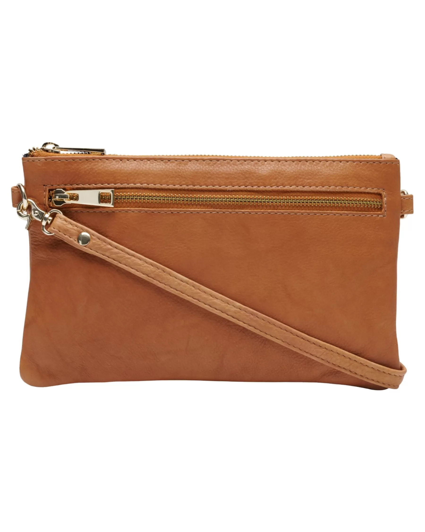 Tasker<Tim og simonsen Betty Small Bag Cognac/Gold