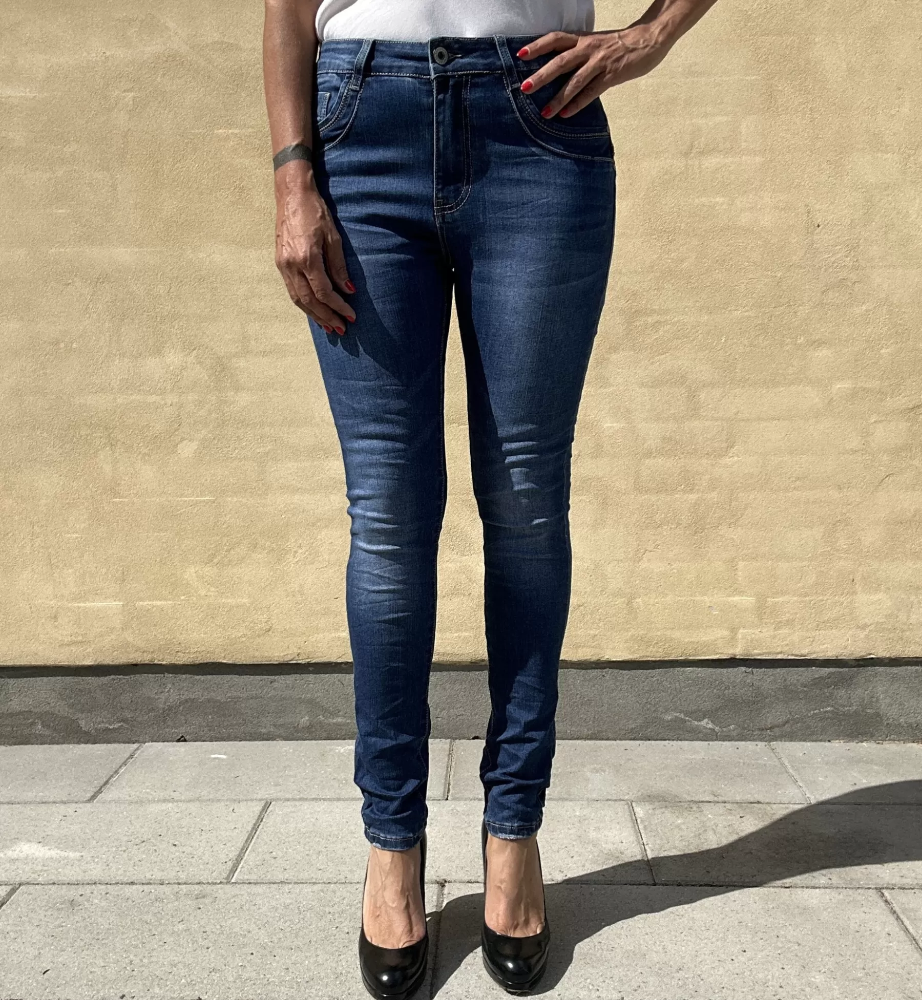 Jeans<Jewelly jeans 22194 Mid Blue