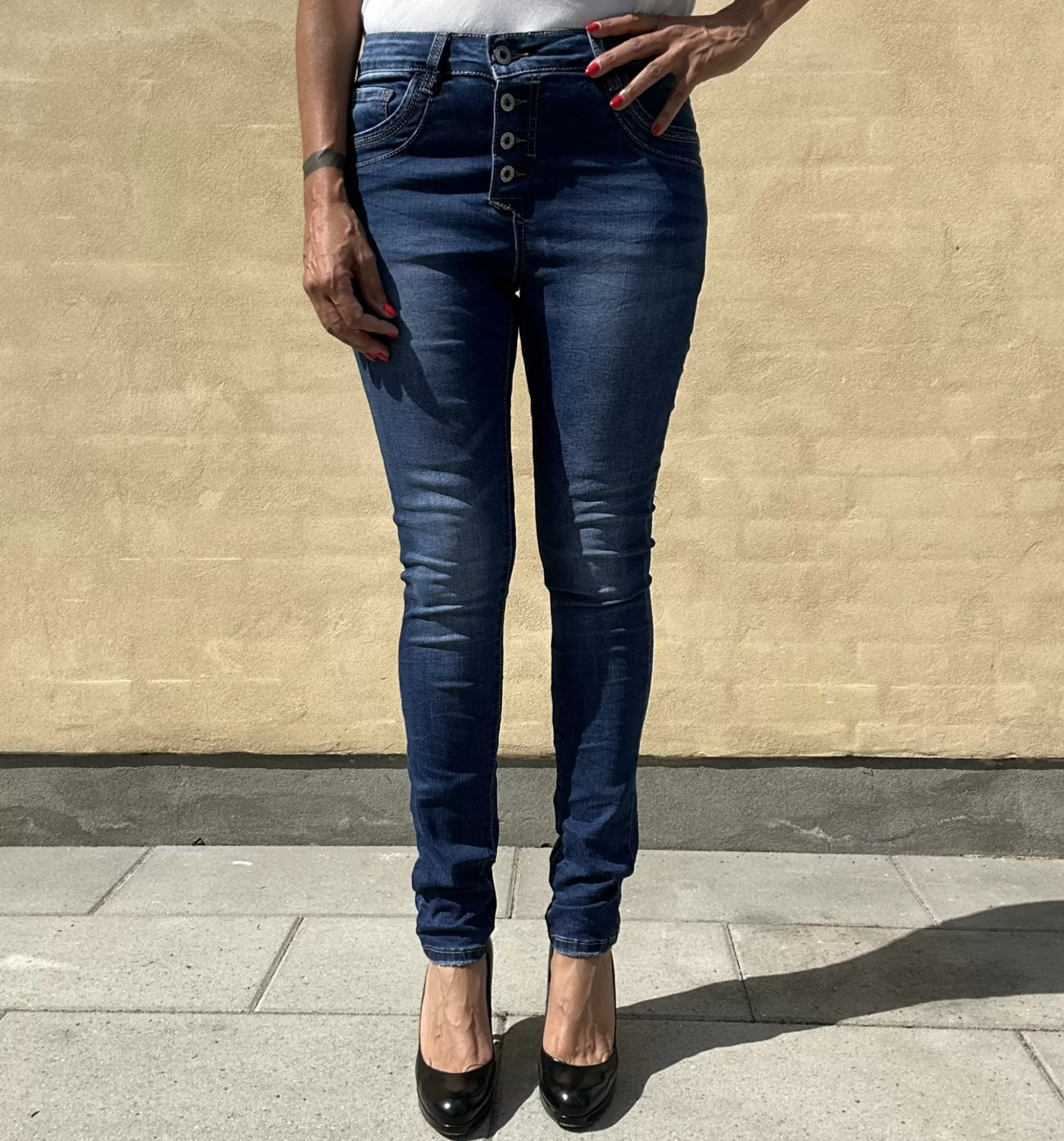 Jeans<Jewelly jeans 22249 Mid Blue