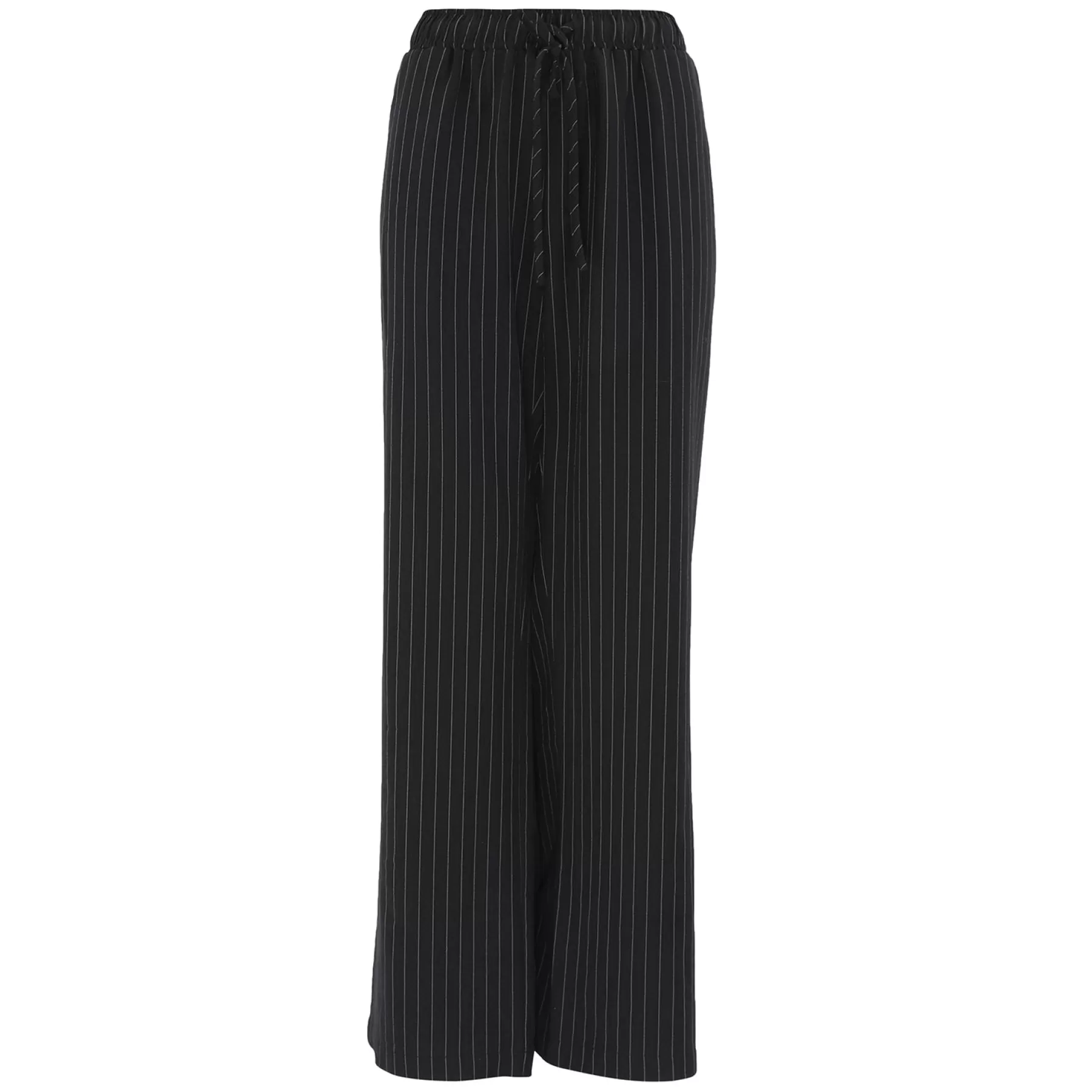 Bukser<Continue Lis Pinstripe Pant Black