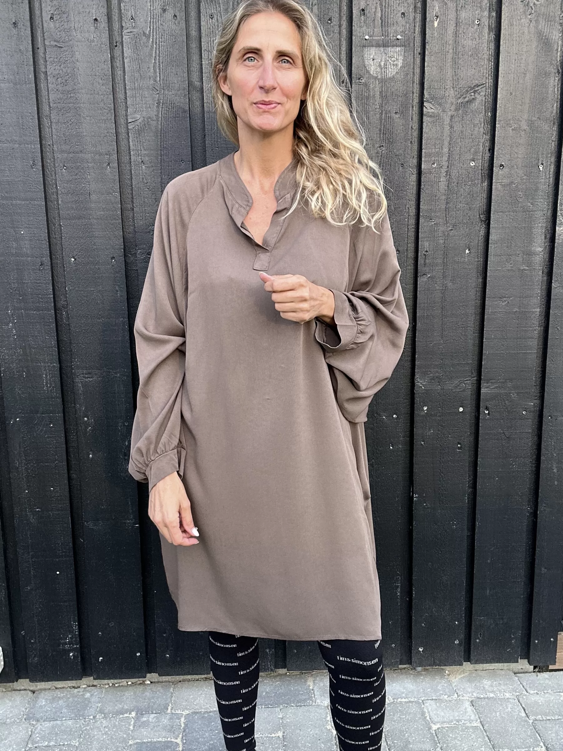 Bluser<Boho Love Oversize Bluse Med Guldsmed Fango