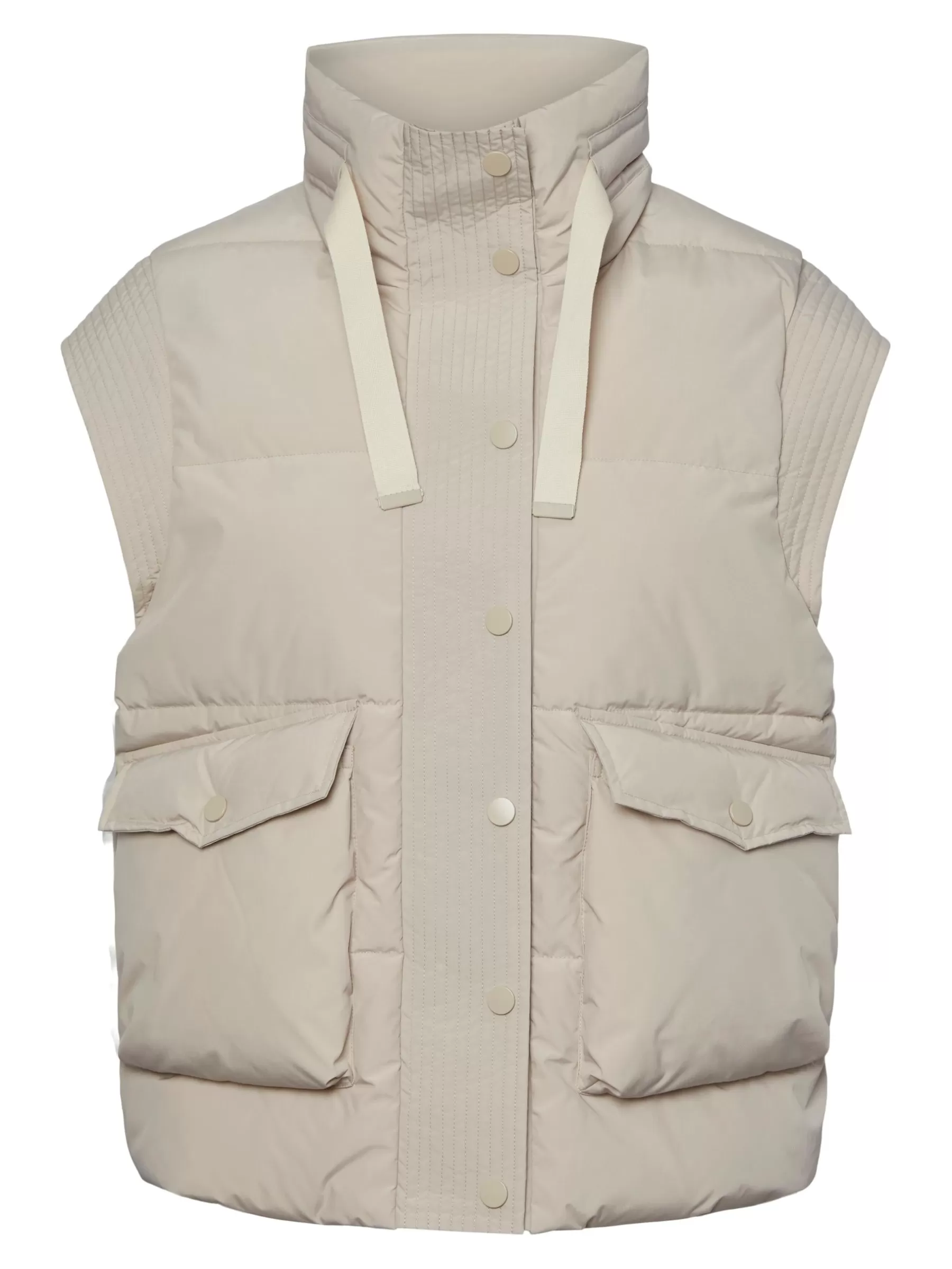 Jakker<YAS Thello Down Mix Gilet Beige